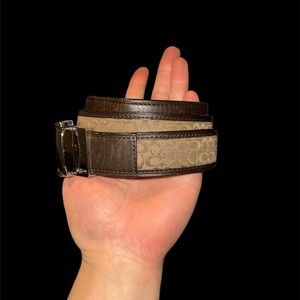 Mens Coach Reversible Belt